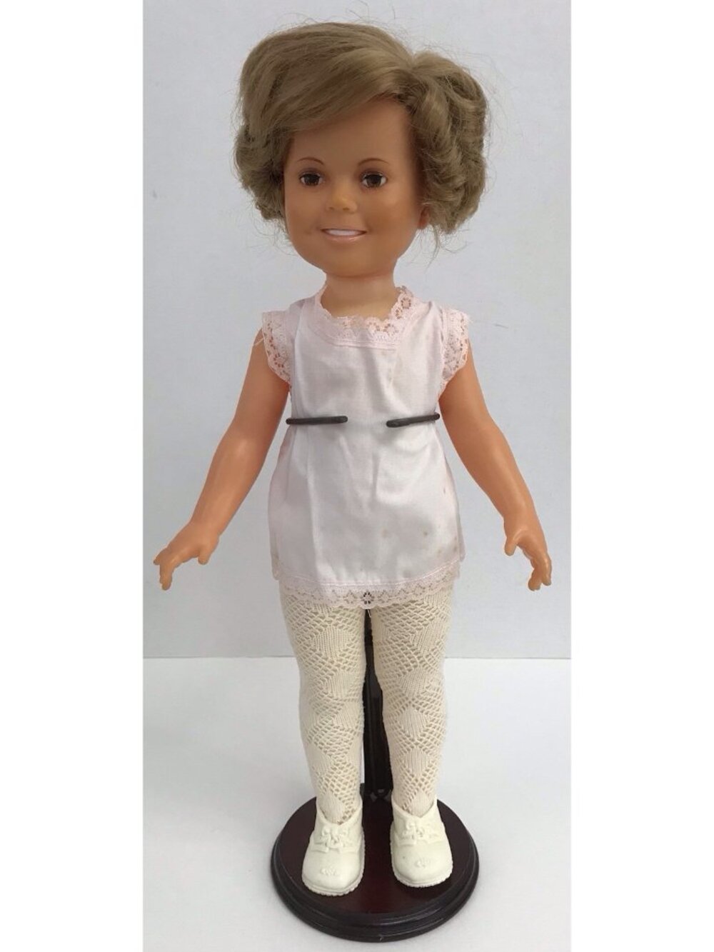 Vintage 1972 Shirley Temple Doll w/ Stand IDEAL Toy *Read*